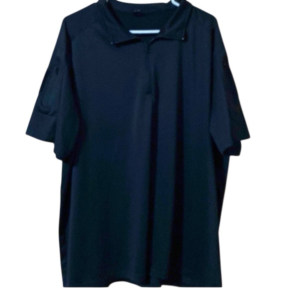 Tactical Polo Shirt Zip Neck XXL Black